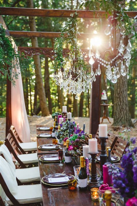 Bohemian Jewel Toned Wedding Inspiration Wedding And Party Ideas 100