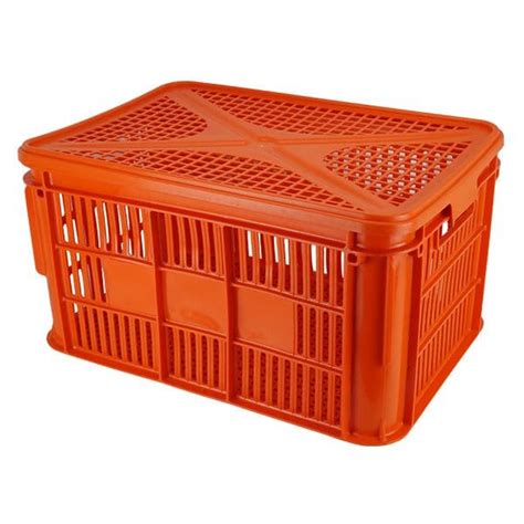 Vented Food Crate For Cool Storage And Transportation