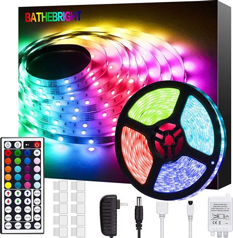 Buy Bathebright Led Strip Lights 164ft Rgb Color Changing For Bedroom