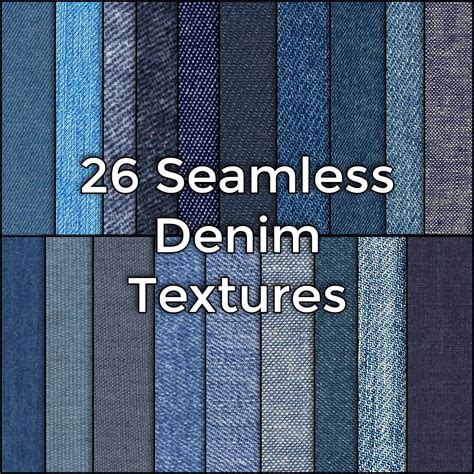 Artstation 26 Realistic Seamless Denim Jeans Fabric Textures Game