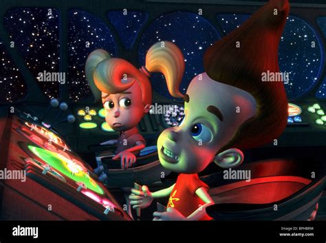 Jimmy Cindy Vortex Jimmy Neutron Boy Genius 2001 Photo Stock Alamy