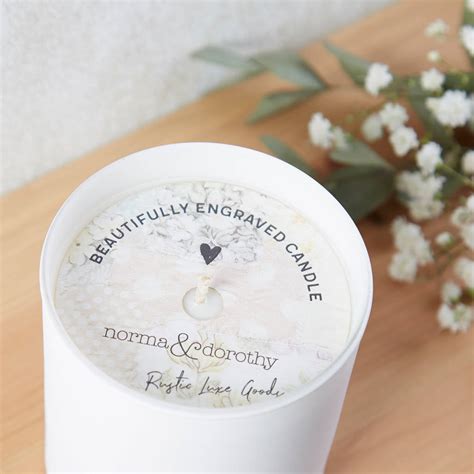 You can make every wedding anniversary of your's memorable by gifting. Anniversary Gift For Couple Personalised Candle By Norma ...