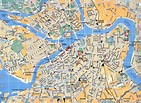 Mapas y planos de San Petersburgo, Rusia.