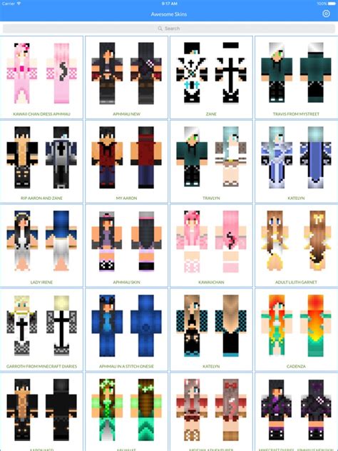 Télécharger Aphmau Skins For Mcpe Best Aphmau Skins For Minecraft Pocket Edition Pour Iphone