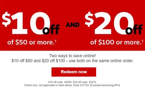 Staples Coupons 10 Off 50 And 20 Off 100 Danny The Deal Guru