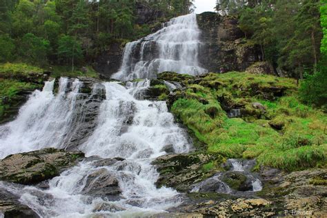 Waterfall2187 Waterfall In Sauda Norway Frank Hansen Flickr