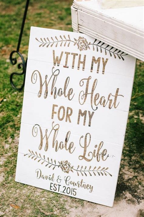 30 Rustic Wedding Signs And Ideas For Weddings Deer Pearl Flowers Part 3
