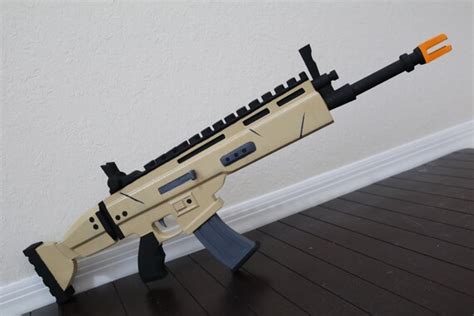 Scar Assault Rifle Legendary 3d Printed Fortnite Prop Toy Etsy