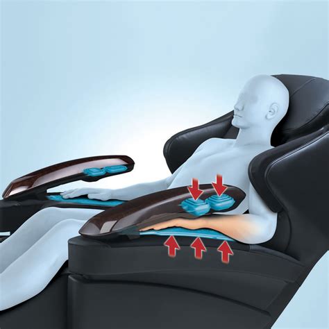 The Invigorating Touch Full Body Massage Chair Hammacher Schlemmer