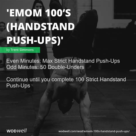 Emom 100s Handstand Push Ups Workout Coach Creation Wod Wodwell