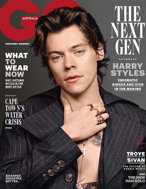 Harry Styles On The Cover Of Gq Australia May 2018 Coup De Main