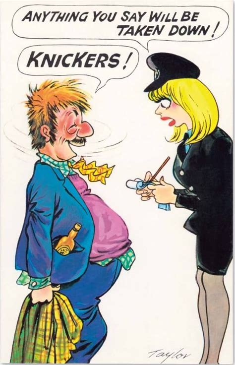 Postcards That Hark Back To A Quainter Period In British Sexism In Funny Cartoons