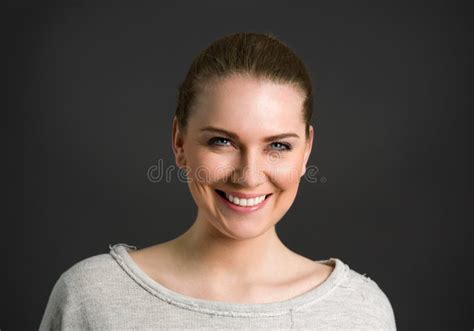 Beautiful Woman Smiling Stock Photo Image Of Beauty 76665240