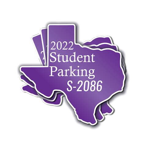 Parking Permit Stickers Custom Dfw Stickers