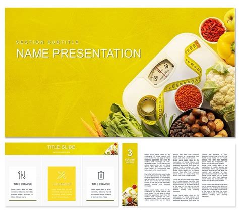 Professional Diet And Healthy Food Powerpoint Template Download Now