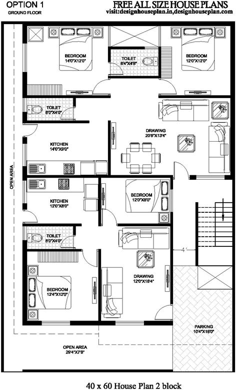 40 X 50 East Facing House Plans House Floor Plan Desi