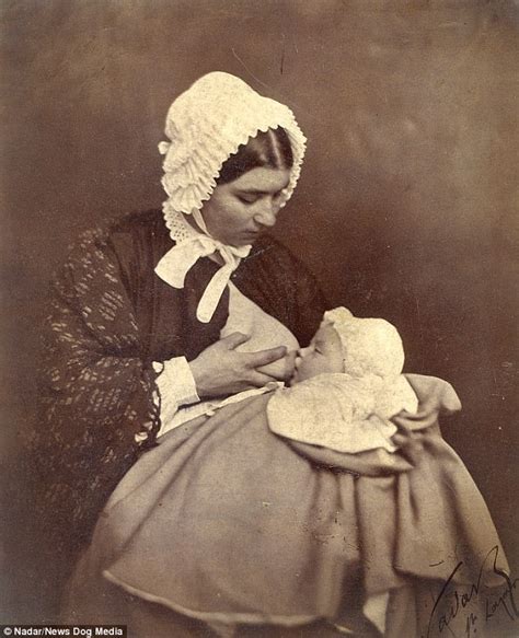 Vintage Pictures Show Victorian Women Breastfeeding Babies