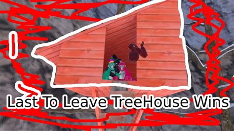 Last To Leave Treehouse Wins Gorilla Tag Youtube