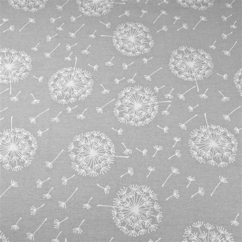 Dandelion Fabriccotton Fabric By The Yardblowing Dandelions Etsy