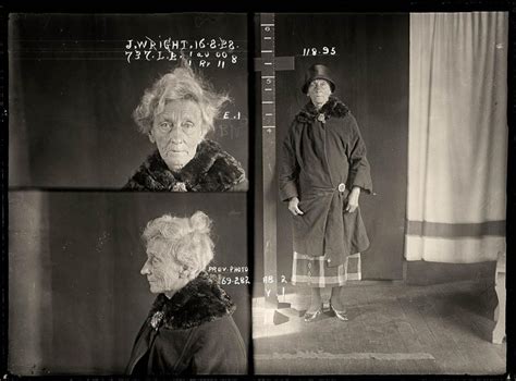 Glass Plate Female Mugshots From Australia Monovisions