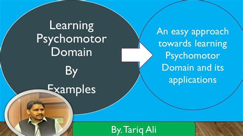 Psychomotor Domain Blooms Taxonomy With Examples Part 4 Youtube