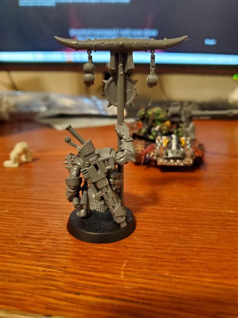 Easy Nob With Waaagh Banner Conversion Rorks