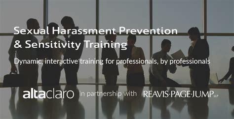 sexual harassment prevention training altaclaro
