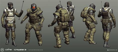 Artstation Crysis 3 Cell Flankerheavy Peter Boehme Armor Concept