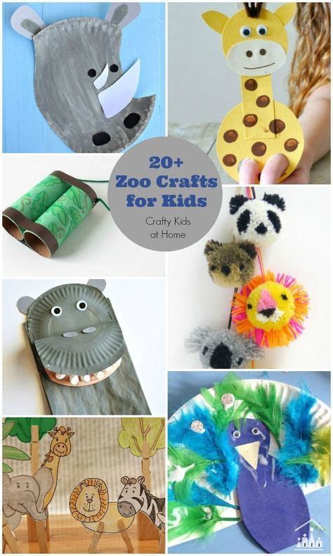 20 Zoo Crafts For Kids Crafty Kids At Home Zoo Crafts Kids Zoo