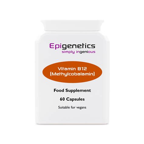 Vitamin B12 Methylcobalamin Pack Of 60 Capsules Epigenetics