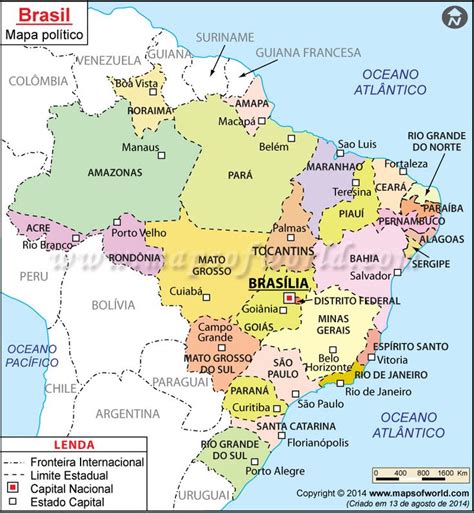 Brasil Mapa em 2023 Mapa brasil Geografia do brasil Mapa brasil regiões