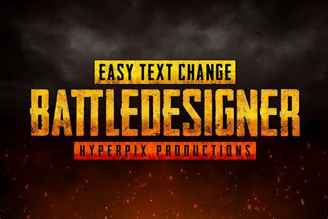 Psd Pubg Text Style Behance