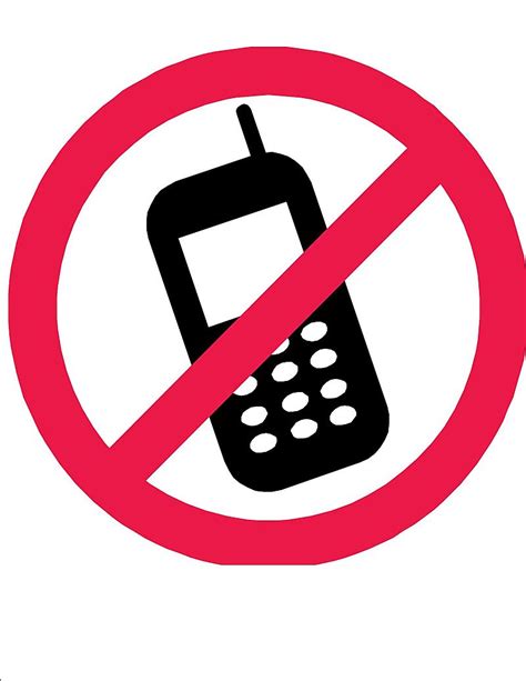 No Cell Phones Signs Clipart Best