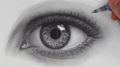 How To Draw Hyper Realistic Eyes Step 3d Drawings Drawing