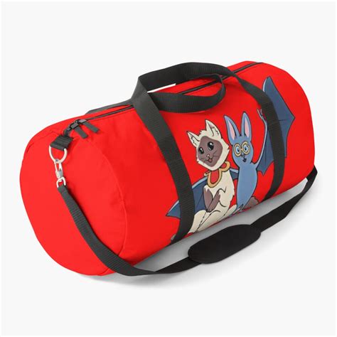 Cat And Bat Duffle Bag For Sale By Scribbowls Redbubble