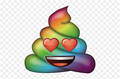 Poop Emoji Png Rainbow Poop Emoji Png Free Transparent Png Download