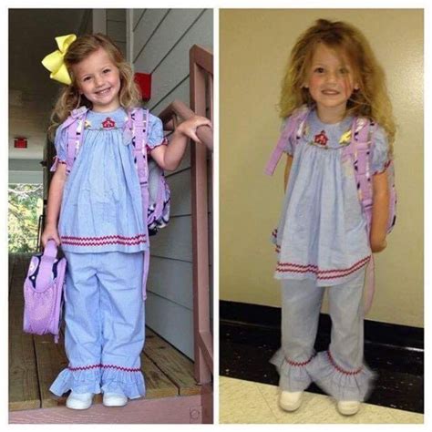 Just 15 Amazing Photos Of Kids Before And After Their First Day Of School