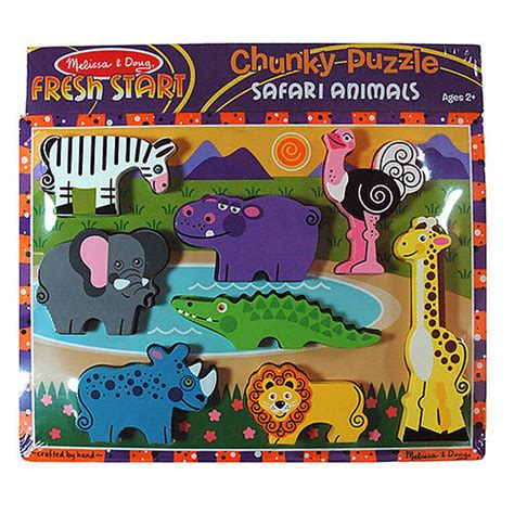 Melissa And Doug Chunky Puzzle Safari Animals Toys R Us Canada