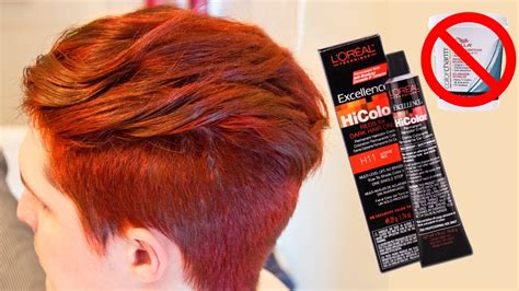 How To Get Red Hair With No Bleach Loreal Hicolor