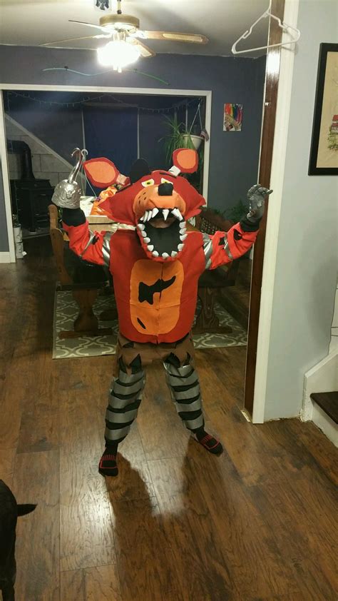 Foxy From Five Nights At Freddys Homemade Halloween Costume Homemade