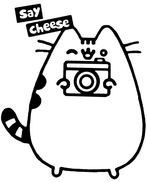810 Coloring Pages Pusheen Cat Free Coloring Pages Printable