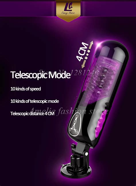 Sex Toys For Men Electric Male Masturbator Cup Telescopic Rotation