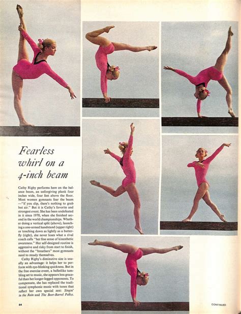 Profiles Of Cathy Rigby Gymnastics History