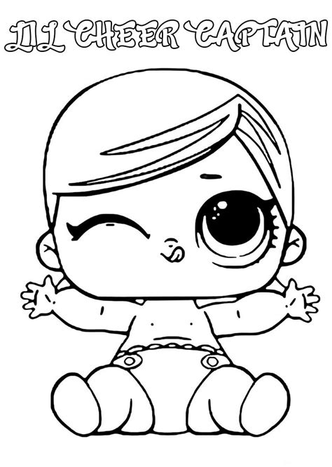 Coloring Pages Of Baby Lol Dolls Irma Shaws Toddler Worksheets