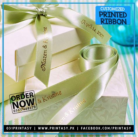 Customized Ribbon Personalized Wedding Shower Favors Personalized