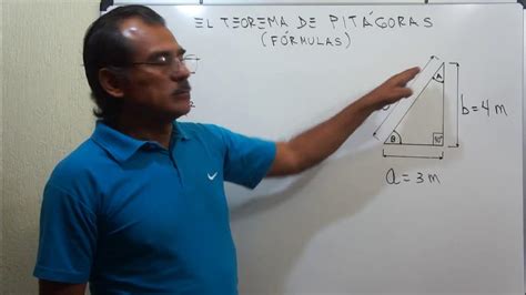 El Teorema De Pitágoras La Hipotenusa Youtube