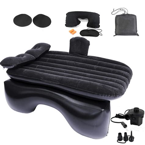 Buy Onirii Inflatable Car Air Mattress Bed With Back Seat Pump Portable