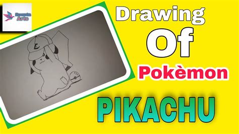 Drawing Of Pikachu Pokemon Timelapse Rounta Arts Youtube