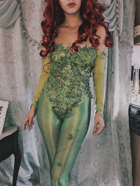 Poison Ivy Costume Etsy Ivy Costume Posion Ivy Costume Costumes