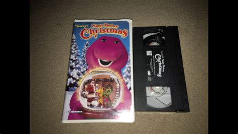 Opening And Closing To Barneys Night Before Christmas 1999 2003 Vhs